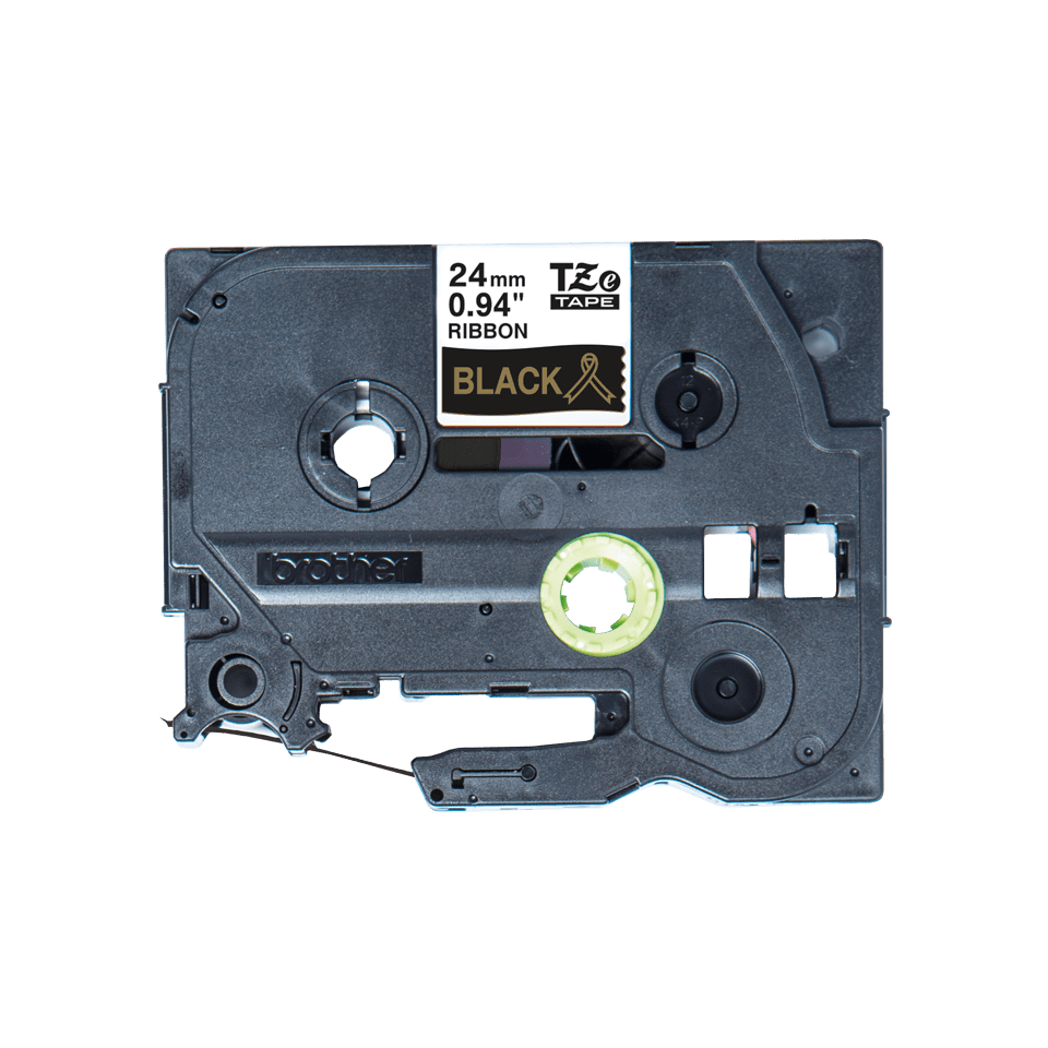 Originele Brother TZe-R354 lintcassette – goud op zwart, 24 mm breed 2